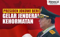 Infografis Presiden Jokowi Beri Gelar Jenderal Kehormatan kepada Prabowo Subianto