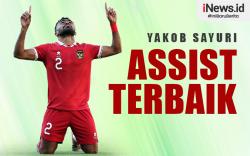 Infografis Operan Yakob Sayuri Terpilih Sebagai Assist Terbaik Piala Asia 2023