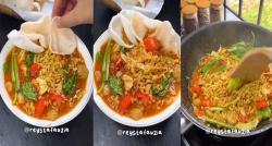 Resep Mie Tek Tek dengan Kuah Nyemek, Sedap Ingin Tambah Terus!