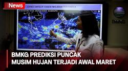 Waspada Cuaca Ektrem, BMKG Prediksi Puncak Musim Hujan Terjadi Awal Maret