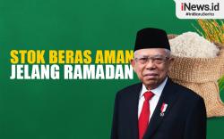 Infografis Wapres Pastikan Stok Beras Aman Jelang Ramadan