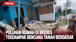 Imbas Bencana Tanah Bergerak, Puluhan Warga Brebes Terpaksa Mengungsi 