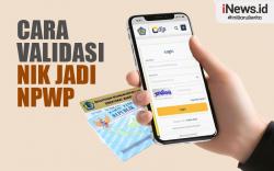 Infografis Cara Validasi NIK Jadi NPWP Sebelum Lapor SPT 