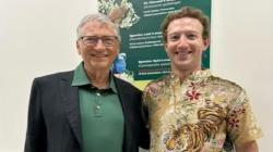 Sempat Foto Bersama, Ini Momen Bill Gates Ketemu Mark Zuckerberg di India