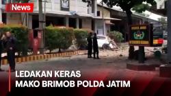 Ledakan Keras Mako Brimob Polda Jatim Pecahkan Kaca Rumah Warga Sekitar