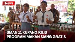 Pertama di Kupang, SMAN 11 Mulai Terapkan Program Makan Siang Gratis 