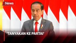 Jokowi Tanggapi soal Suara PSI Melonjak Dekati Ambang Batas Parlemen