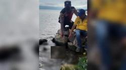 Geger! Potongan Tubuh Tanpa Kepala, Tangan dan Kaki Ditemukan di Danau Toba<