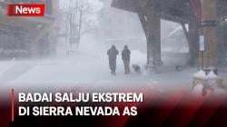 Badai Salju California, Sejumlah Jalan Bebas Hambatan Terpaksa Ditutup
