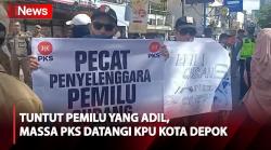 Tuntut Pesta Demokrasi yang Adil, Massa PKS Datangi KPU Kota Depok