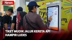 Waduh! 1,1 Juta Tiket Kereta Api Ludes Terjual untuk Mudik Lebaran