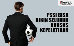 Infografis PSSI Kini Bisa Bikin Pelatihan Lisensi C hingga AFC Pro Mandiri 