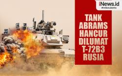 Infografis Tank Abrams Buatan AS Hancur Dilumat T-72B3 Rusia 