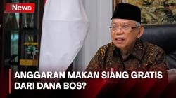 Wapres: Anggaran Makan Siang Gratis dari Dana Bos Baru Wacana