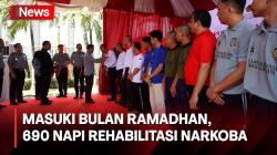 Mendekati Bulan Suci Ramadhan, 690 Narapidana Ikuti Program Rehabilitasi Narkoba