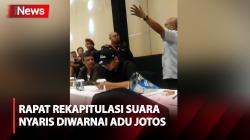 Saksi Protes Keras, Rapat Pleno Rekapitulasi Suara di Jatim Nyaris Diwarnai Adu Jotos
