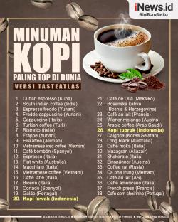 Infografis 38 Minuman Kopi Paling Top di Dunia