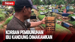 Pemakaman Anak Korban Pembunuhan Ibu Kandung di Bekasi
