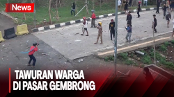 Gunakan Petasan hingga Senjata Tajam, Tawuran Warga di Pasar Gembrong Kembali Terjadi
