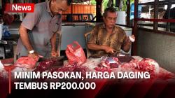 Pasokan Minim, Harga Daging Sapi dan Kerbau Tembus Rp200.000
