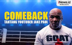 Infografis Mike Tyson Comeback ke Ring Tantang Jake Paul