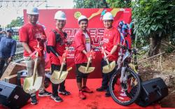 KAI commuterline Bangun Fasilitas Parkir Sepeda Gratis bagi Penumpang