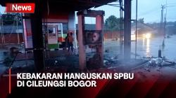 Detik-Detik Kebakaran Hanguskan SPBU di Cileungsi Bogor, Penyebab Masih Diselidiki  