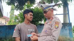 Pakai SIM Palsu, Sopir Truk di Lampung Utara Ditangkap Polisi<