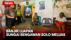 Banjir Luapan Sungai Bengawan Solo Rendam 36 Desa di Bojonegoro