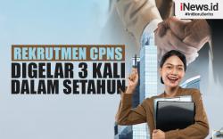 Infografis Rekrutmen CPNS Bakal Digelar 3 Kali dalam Setahun