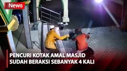 Pencuri Kotak Amal Masjid yang Viral Tertangkap di Ponorogo, Sudah Lakukan Aksinya Sebanyak 4 Kali