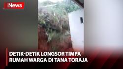 Hujan Deras di Tana Toraja Picu Longsor dan Hantam Rumah Warga