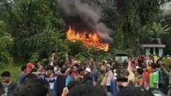 4 Orang Diperiksa Kasus Pembakaran Kantor PPA Resort Suoh Lampung Barat<