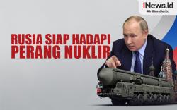Infografis Rusia Siap Hadapi Perang Nuklir jika AS Kirim Pasukan Ke Ukraina