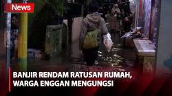 Banjir Rendam Ratusan Rumah di Jatinegara, Warga Enggan Mengungsi