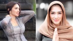 Potret Angel Karamoy Tampil Beda di Momen Ramadhan, Pakai Gamis dan Hijab