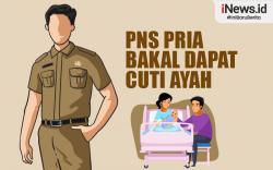 Infografis PNS Pria Bakal Dapat Cuti Ayah untuk Temani Istri Melahirkan