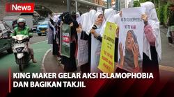 Kelompok King Maker Gelar Aksi Anti Islamophobia dan Bagikan Takjil Gratis di Bundaran HI