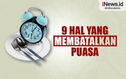 Infografis Sembilan Hal yang Membatalkan Puasa