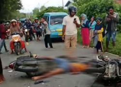 Kecelakaan di Halmahera Selatan, Motor Adu Banteng 2 Orang Tewas<