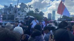 Massa Demo di DPR Tuntut Hak Angket Kecurangan Pemilu 2024 Digulirkan