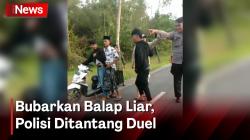 Pemuda Ini Tantang Duel Polisi saat Bubarkan Balap Liar di Bangkalan 