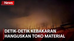 Kebakaran Hanguskan Toko Material di Sawangan Depok, Penyebab Belum Diketahui