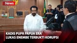 Terima Gratifikasi dan Korupsi, Kadis PUPR Papua Era Lukas Enembe Divonis 4 Tahun 8 Bulan