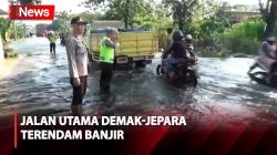 Sopir Truk Terjebak Macet 8 Jam usai Jalan Utama Demak-Jepara Terendam Banjir
