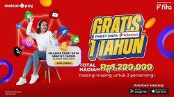 Gratis Internetan Selama 1 Tahun, Bisa! Menangkan Paket Data Telkomsel Rp1,2 Juta dari MotionPay!