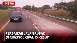 Persiapan Mudik, Perbaikan Jalan Rusak di Ruas Tol Cipali Dikebut