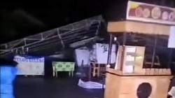 Pasar Takjil Ramadan di Pringsewu Porak-poranda Diterjang Hujan dan Angin Kencang<