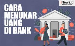 Infografis Cara Menukarkan Uang Receh di Bank
