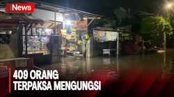  Banjir Terjang Semper Barat, 409 Orang Terpaksa Mengungsi ke Rusunawa 